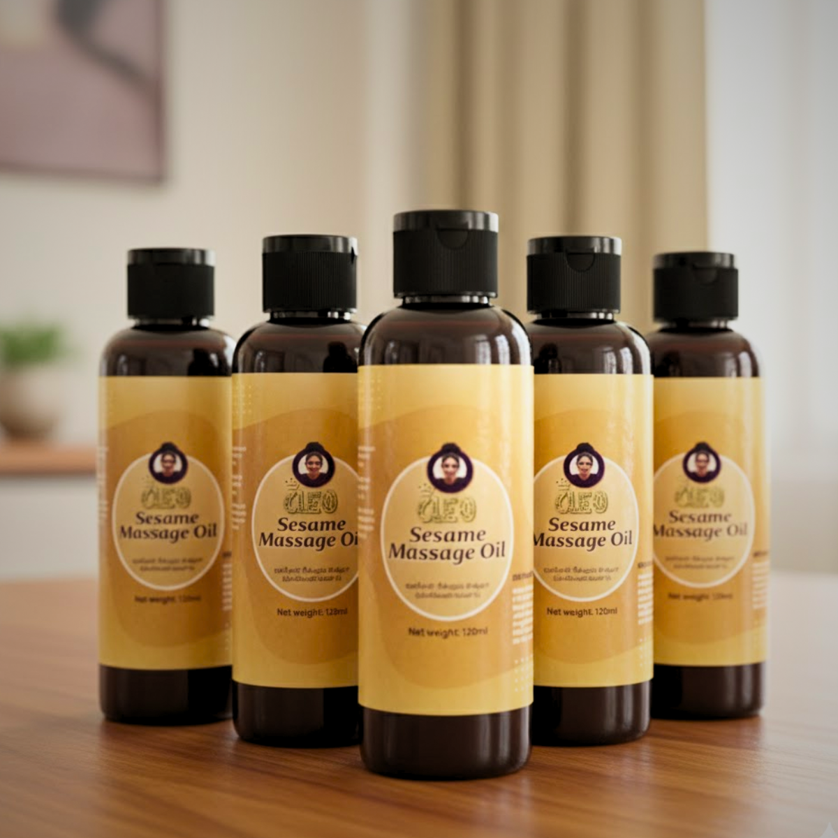 Sesame Massage Oil (100% Natural) - Image 2